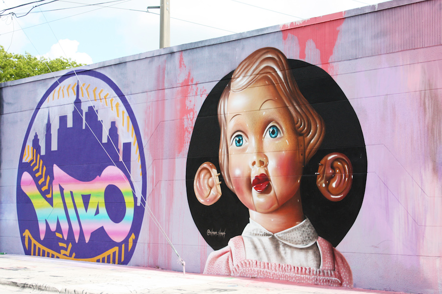 Wynwood Walls Murals Miami Doll Face