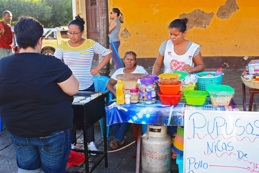 Papusas in Nicaragua