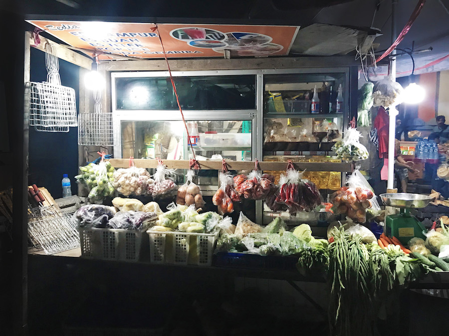 Kedonganan Night Market Vendor